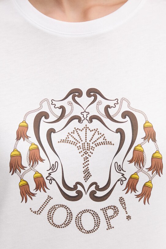 Bavlnené tričko Joop! biela 30047767