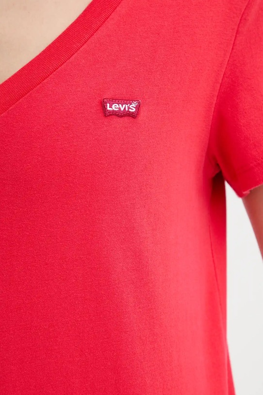 Levi's pamut póló A3170.0045 piros