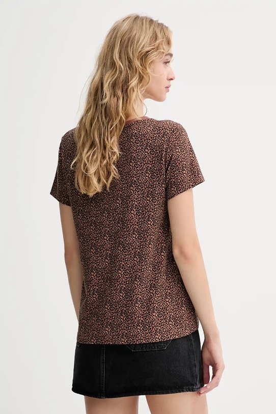 Oblečení Bavlněné tričko Levi's A3170.0050 hnědá