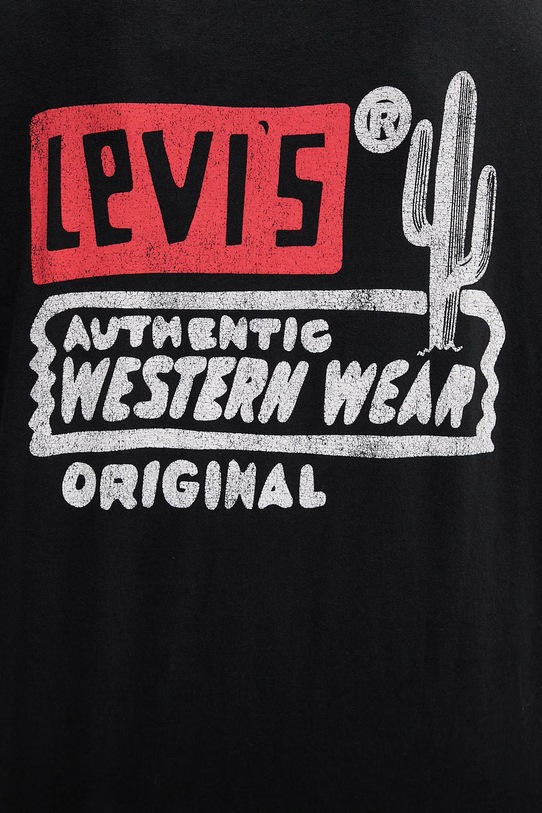 Levi's tricou din bumbac 000G4.0020 negru