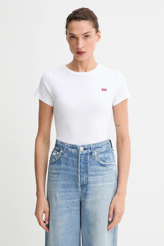 Pamučna majica Levi's 2-pack 004AO crna AW25