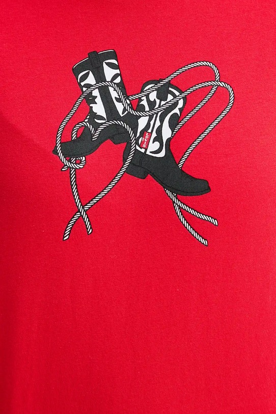 Levi's tricou din bumbac rosu 17369.3267