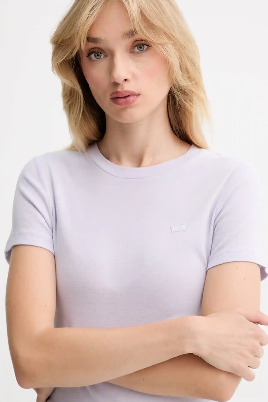 Îmbrăcăminte Levi's tricou din bumbac 000KK.0017 violet