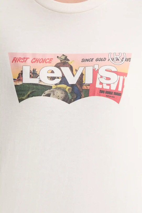 Levi's tricou din bumbac 17369.3186 bej