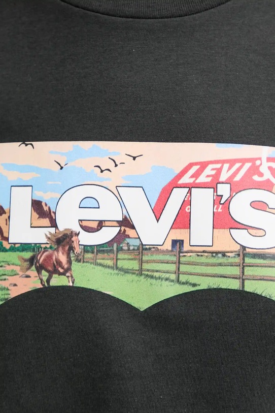 Bombažna kratka majica Levi's 17369.3187 siva