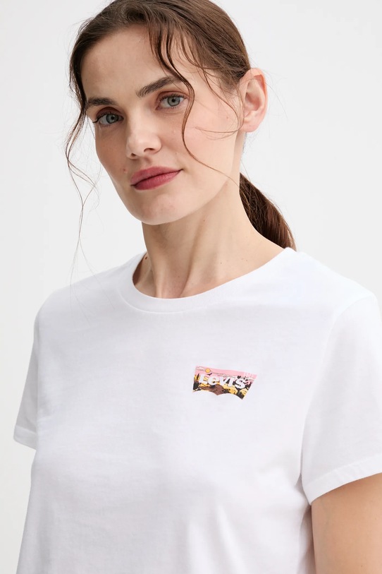 Levi's t-shirt bawełniany biały 17369.3198