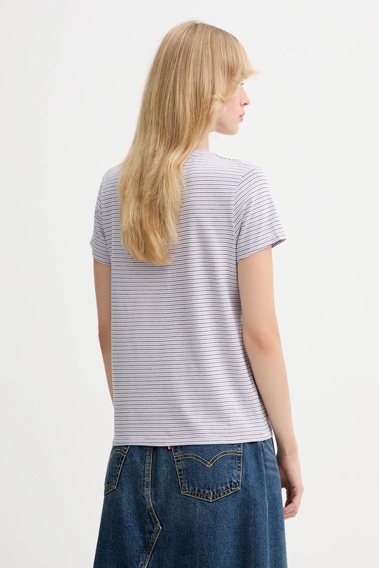 Odzież Levi's t-shirt bawełniany 39185.0326 fioletowy