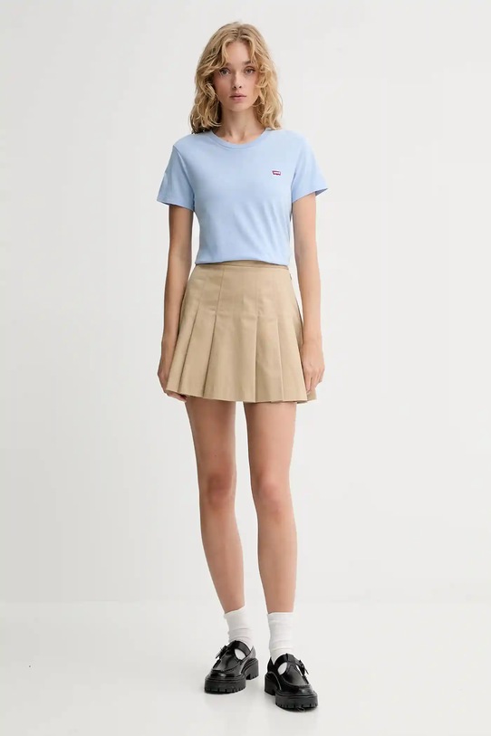 Bavlněné tričko Levi's 39185.0398 modrá AW25
