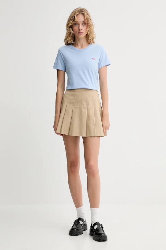 Levi's t-shirt bawełniany 39185.0398 niebieski AW25