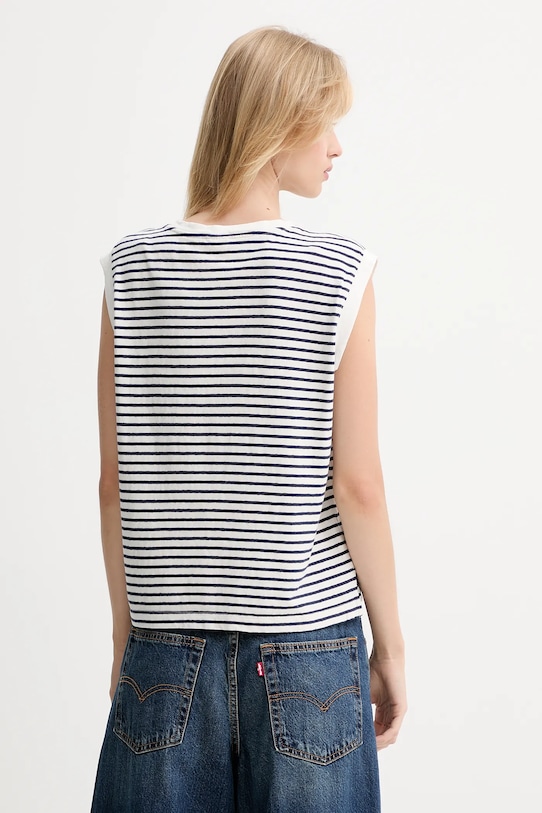 Levi's top din bumbac A8794.0018 alb AW25