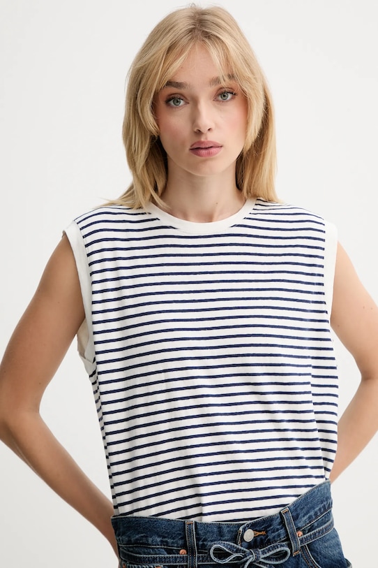 Îmbrăcăminte Levi's top din bumbac A8794.0018 alb