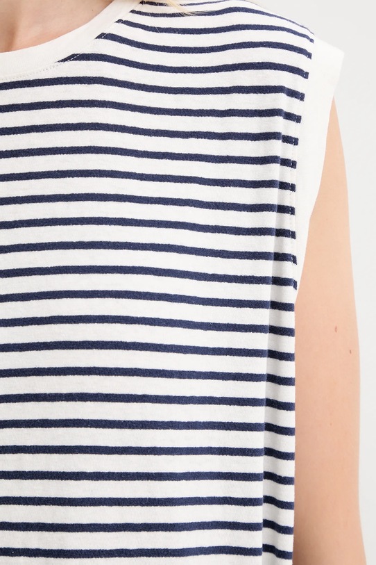 Levi's top bawełniany granatowy A8794.0018