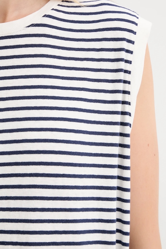 Levi's top bawełniany granatowy A8794.0018