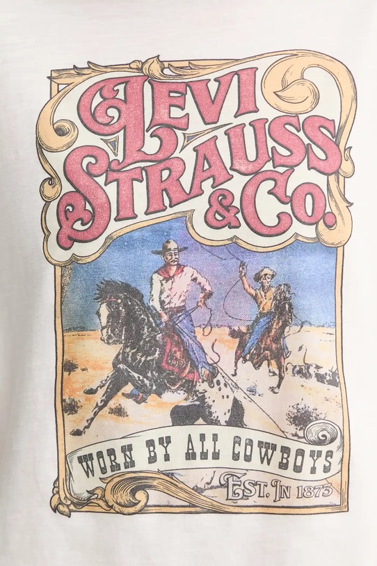 Levi's tricou din bumbac A8804.0049 alb