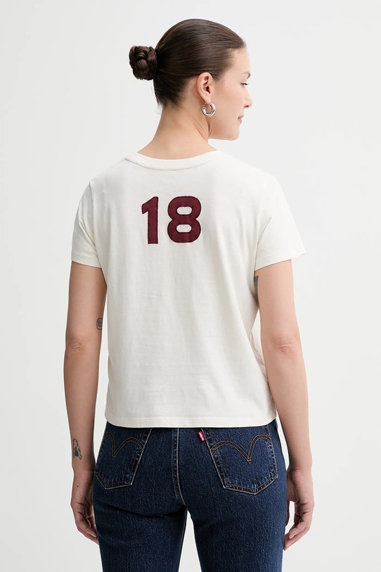 Odzież Levi's t-shirt bawełniany A8804.0055 beżowy
