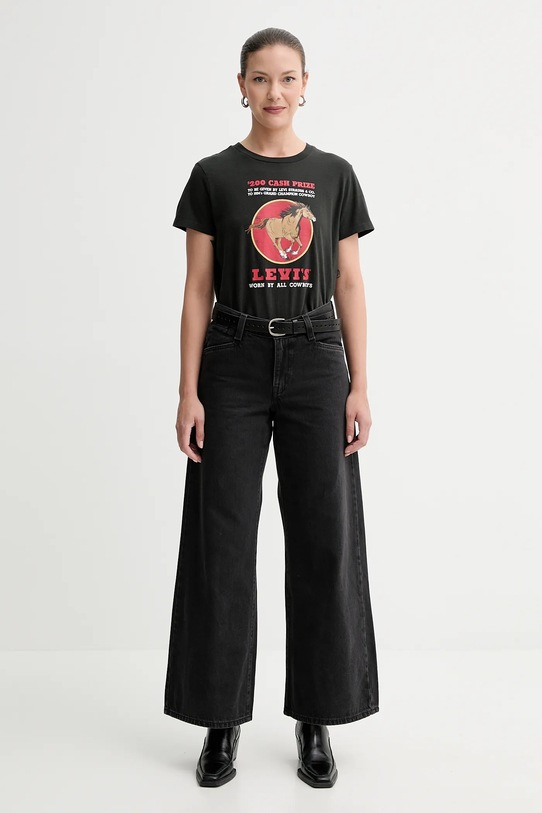 Levi's t-shirt bawełniany A8804.0063 czarny AW25