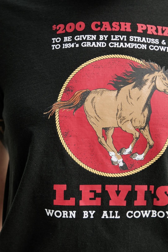Levi's t-shirt bawełniany A8804.0063 czarny