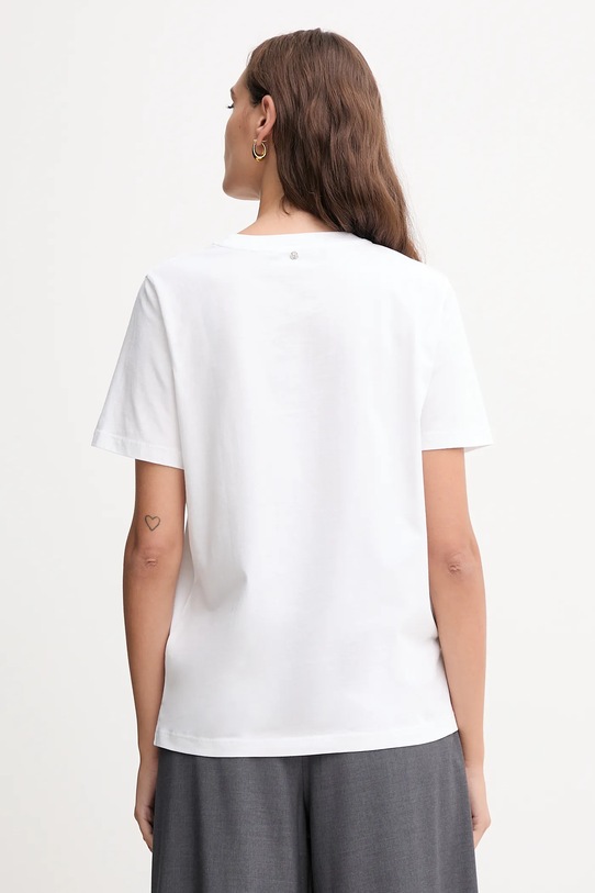 Odzież Marc Aurel t-shirt bawełniany 7718.7000.73881 biały