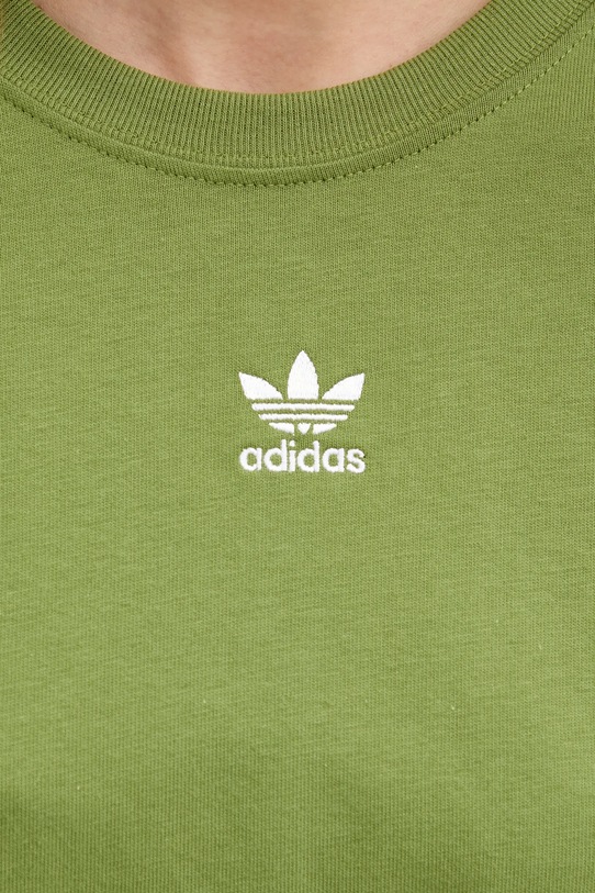 Pamučna majica adidas Originals Essentials JW5077 zelena