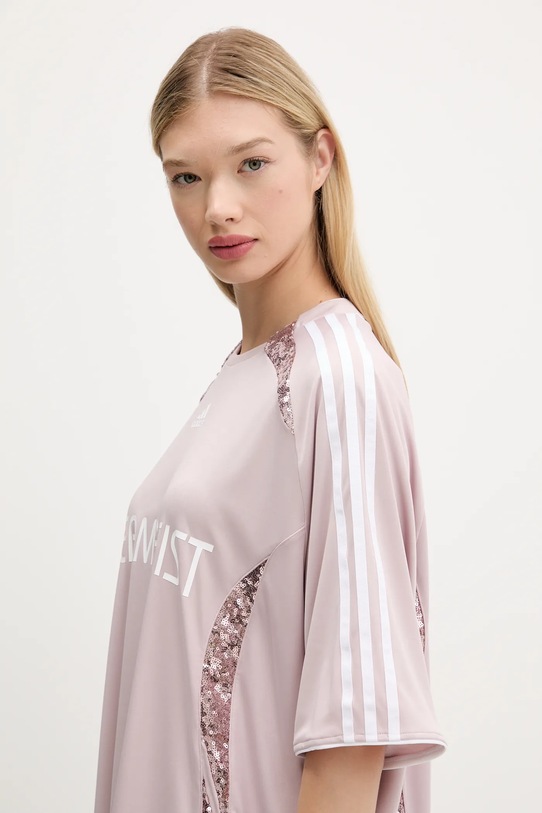 Μπλουζάκι adidas Originals Ovzd Jersey ροζ KE9793