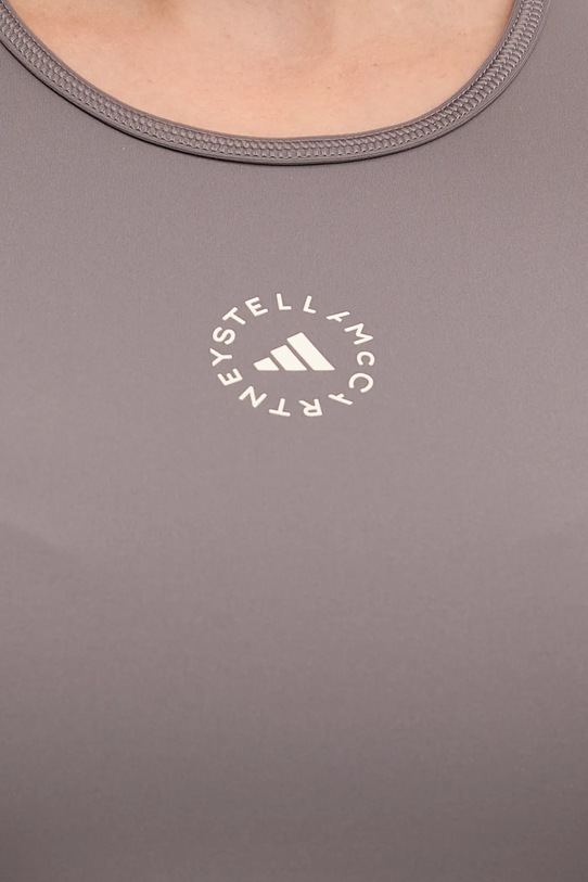 Тениска за трениране adidas by Stella McCartney TruePurpose JM1392 кафяв