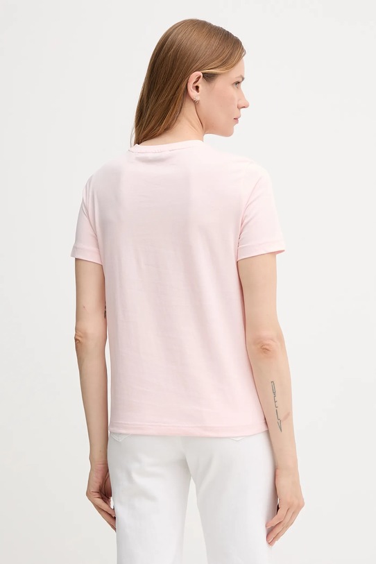 Odzież Gant t-shirt bawełniany 4202589 różowy