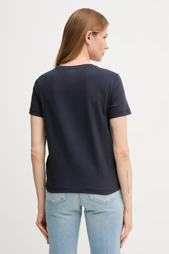 Odzież Gant t-shirt bawełniany 4202589 granatowy