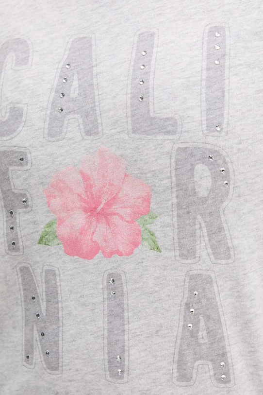 Hollister Co. t-shirt bawełniany KI357.5016.112 szary