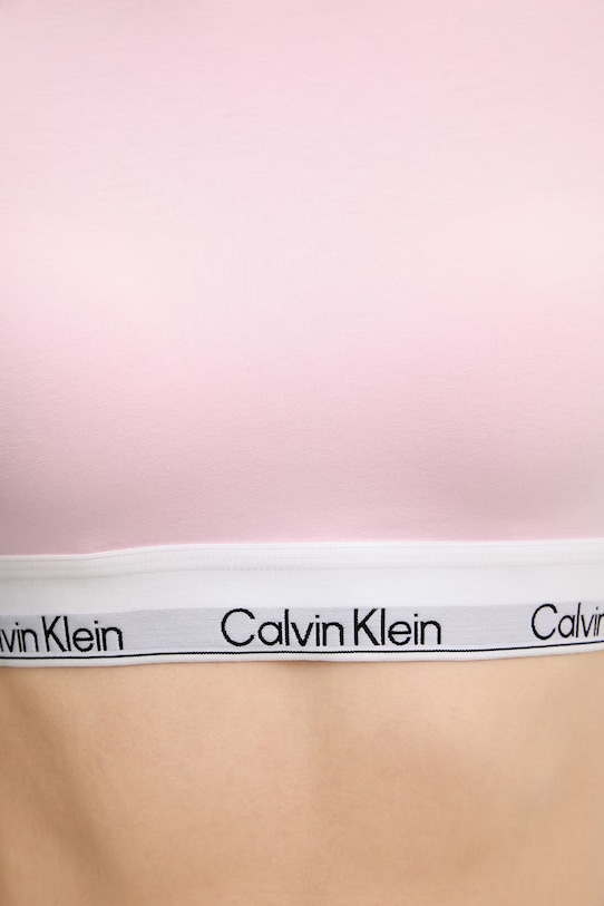 Calvin Klein Underwear top dámský bavlněný růžová LV00QF8495