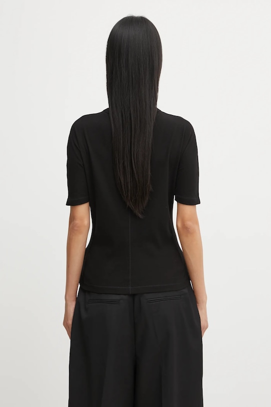 Одяг Бавовняна футболка Y-3 0 HY1250 чорний