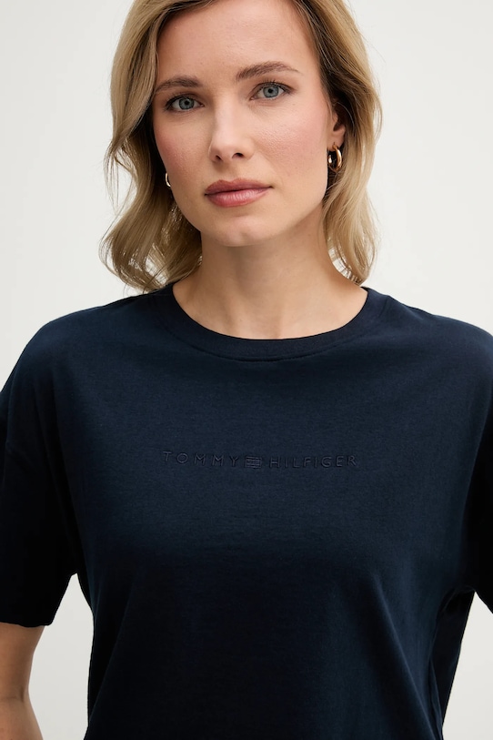 Tommy Hilfiger t-shirt in cotone blu navy UW0UW06236