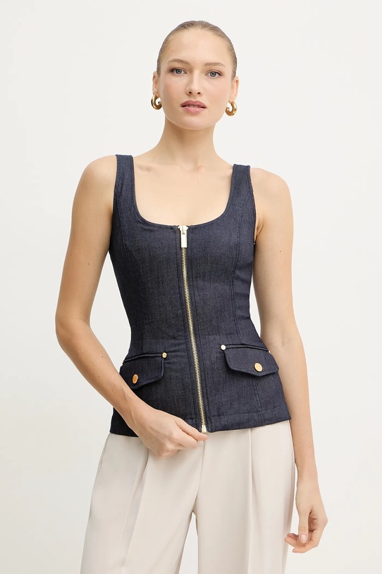 Μπλουζάκι Marciano Guess slim σκούρο μπλε 5YPH35.7457A