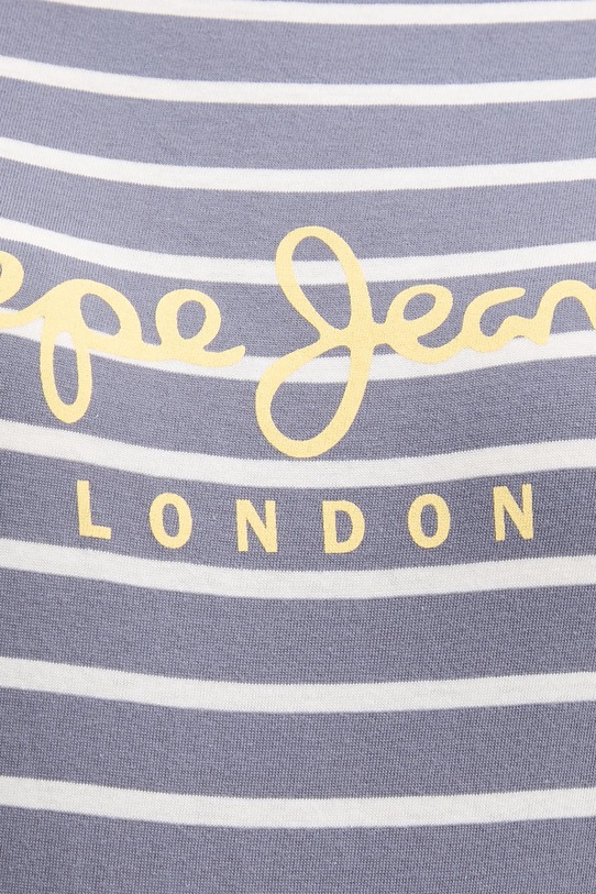Bavlněné tričko Pepe Jeans modrá PL5000032