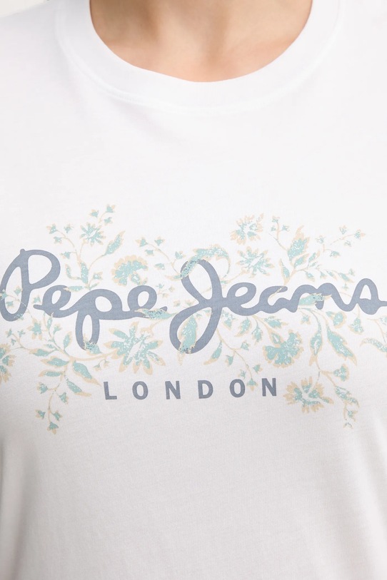 Pepe Jeans t-shirt bawełniany PL5000049 biały