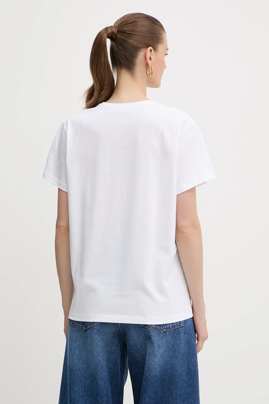 Odzież Twinset t-shirt bawełniany 252TP2050 biały