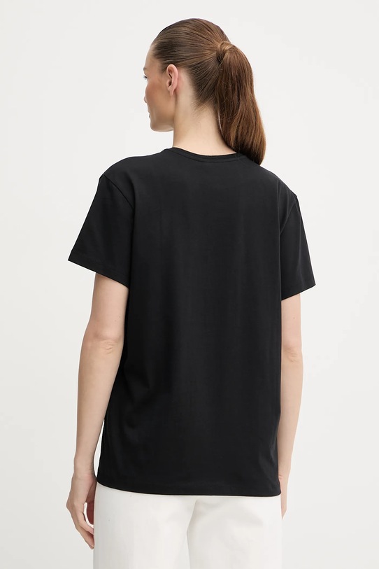 Îmbrăcăminte Twinset tricou din bumbac 252TP2050 negru