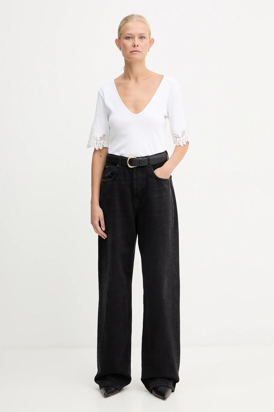 Twinset t-shirt in cotone 252TT2170 bianco AW25