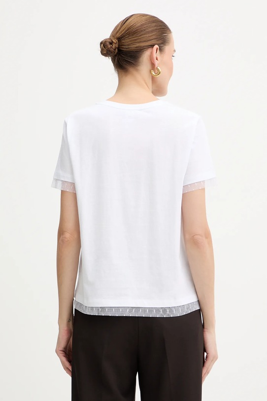 Odzież Twinset t-shirt bawełniany 252TT231A biały