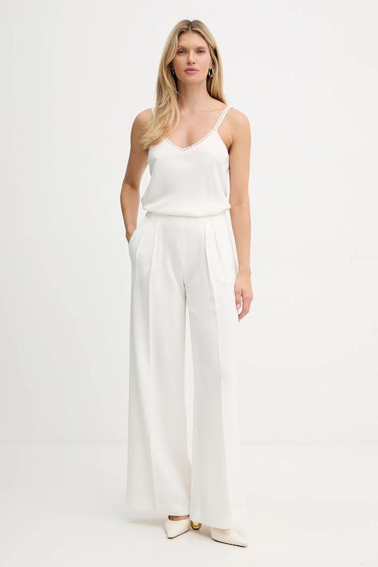 Twinset top selyemmel 252TT2411 bézs AW25