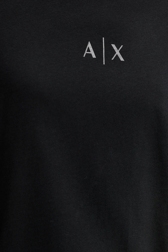 Хлопковая футболка Armani Exchange XW001342.AF17172 чёрный