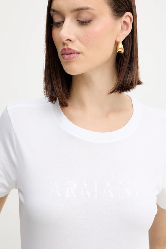 Armani Exchange t-shirt bawełniany biały XW001376.AF10356