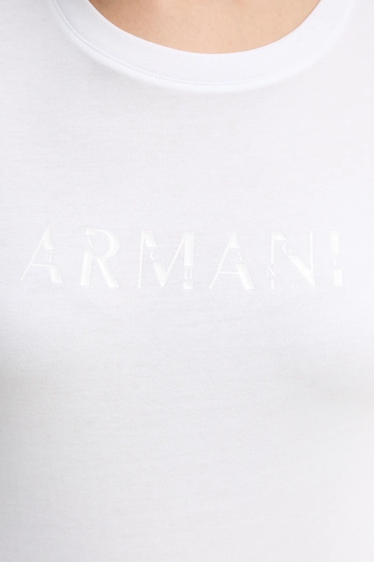 Bavlnené tričko Armani Exchange XW001376.AF10356 biela