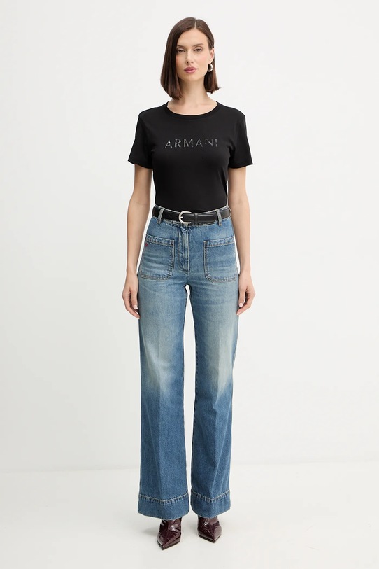 Armani Exchange t-shirt bawełniany XW001376.AF10356 czarny AW25