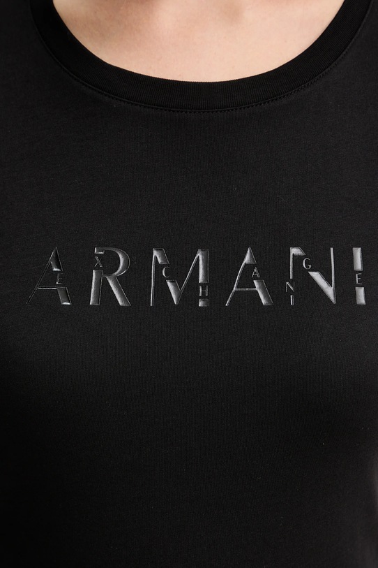 Armani Exchange t-shirt bawełniany czarny XW001376.AF10356