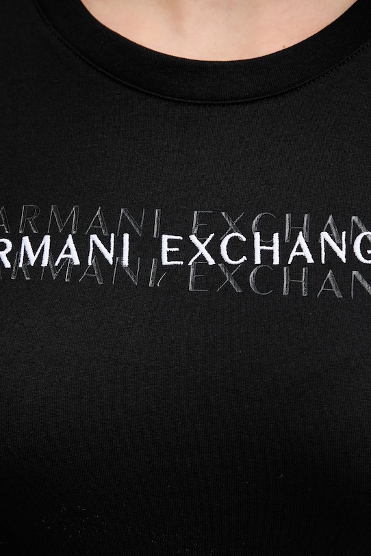 Хлопковая футболка Armani Exchange XW002038.AF10356 чёрный
