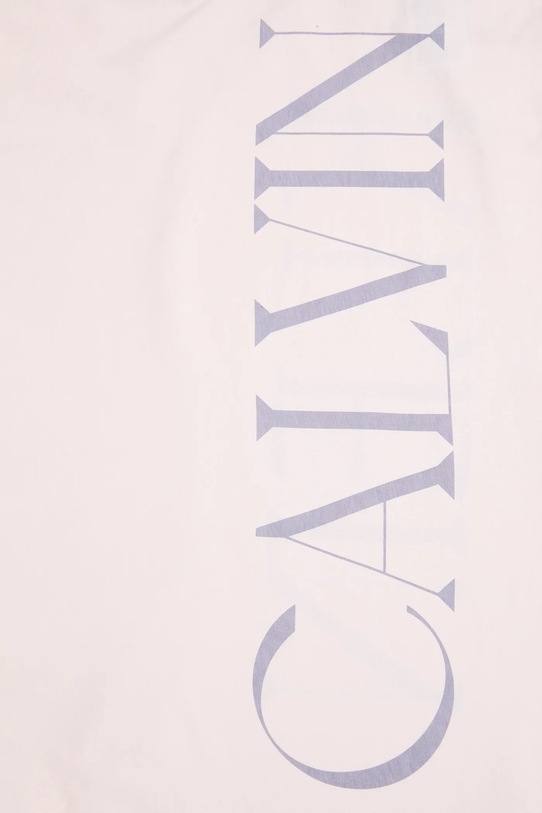 Βαμβακερό μπλουζάκι Calvin Klein Jeans LV047D206G ροζ