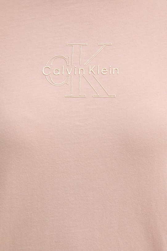 Calvin Klein Jeans T-shirt damski bawełniany LV047D873G różowy