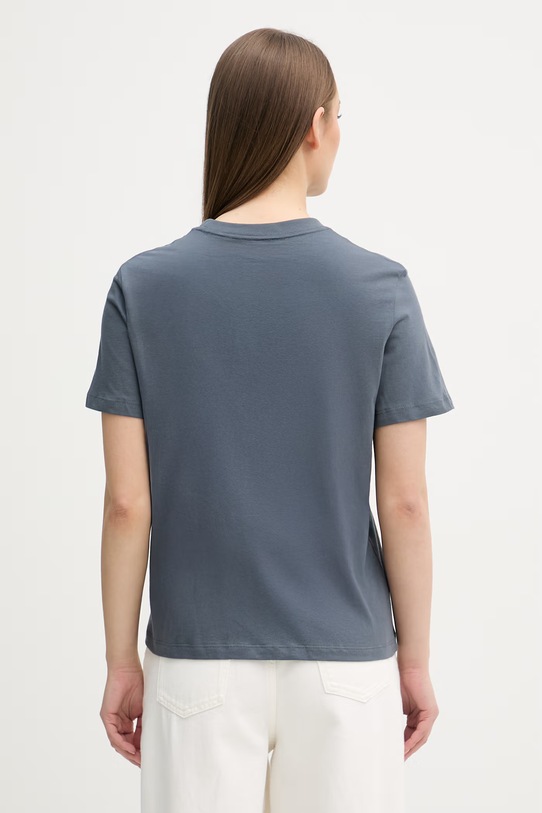 Odzież Calvin Klein Jeans T-shirt damski bawełniany LV047D873G szary
