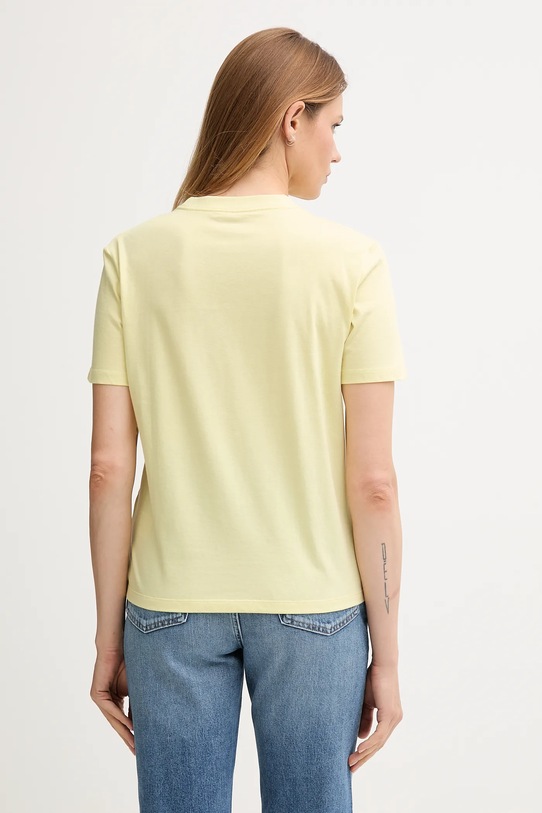 Oblečenie Bavlnené tričko Calvin Klein Jeans LV047D874G žltá