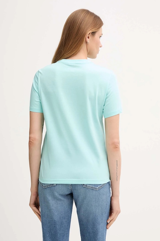 Oblečenie Bavlnené tričko Calvin Klein Jeans LV047D874G tyrkysová